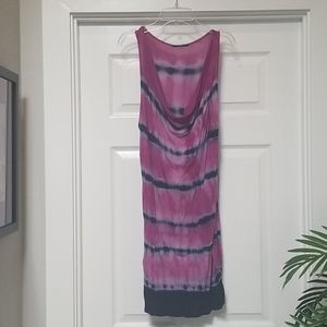 Purple Tie Dyed Dress